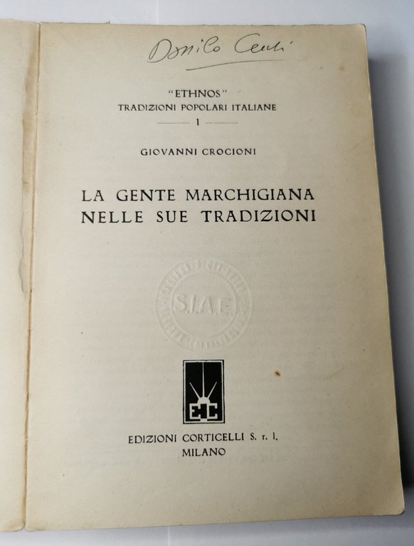 La gente marchigiana nelle sue tradizioni