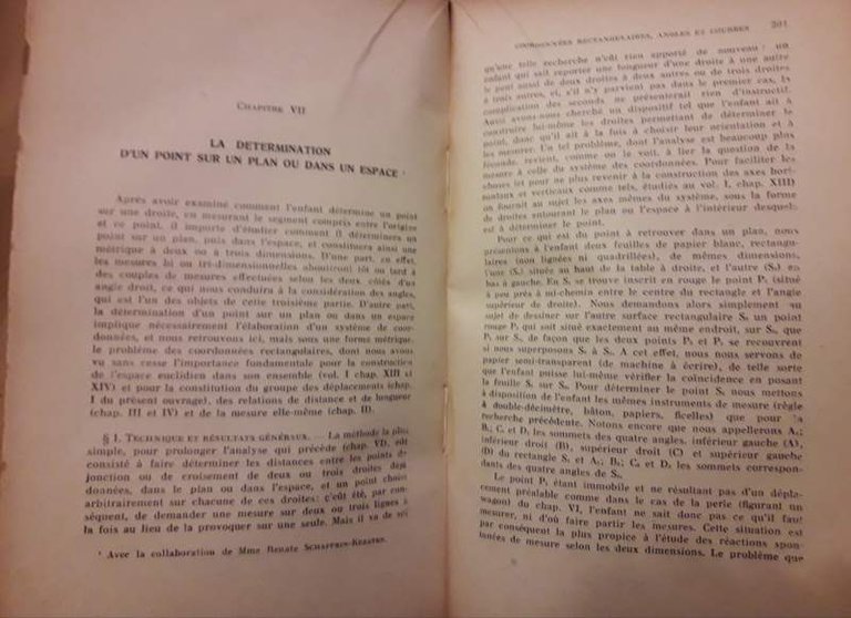 LA GEOMETRIE SPONTANEE DE L'ENFANT