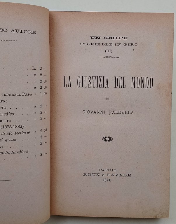 La giustizia del mondo