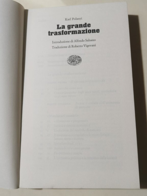 La grande trasformazione