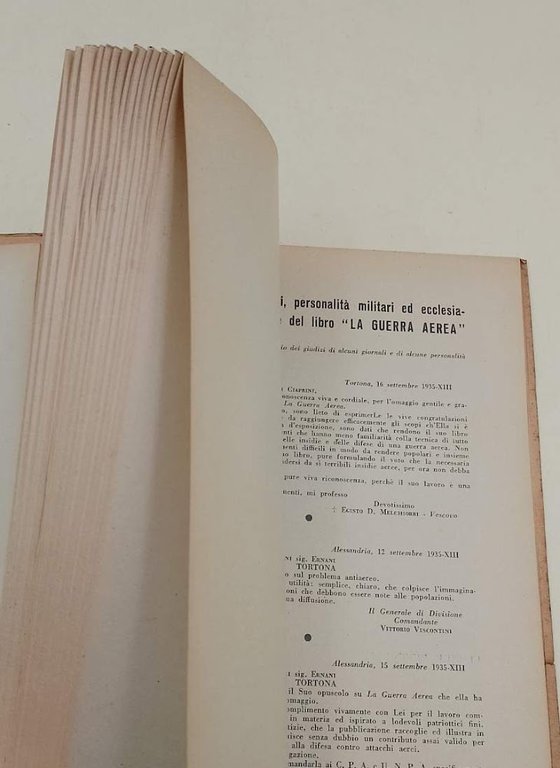 LA GUERRA AEREA-INSIDIE E DIFESE( 1935)