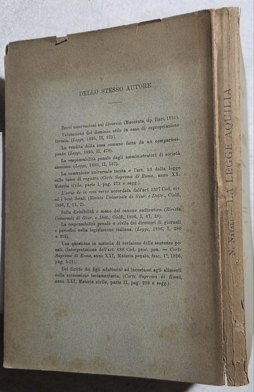 La Legge Aquila ossia il Damnum Inturia Datum | Immagine Gallery 3