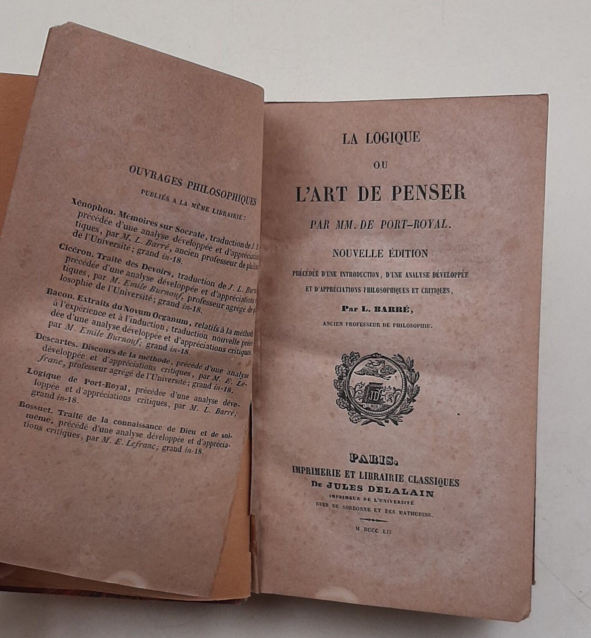 La logique ou l'art de penser par MM. De Port …