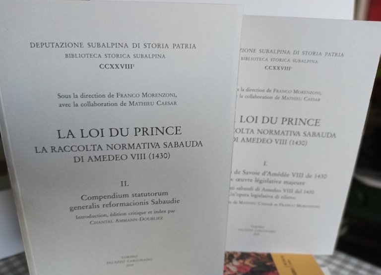 La Loi du prince- la raccolta normativa sabauda di Amedeo …