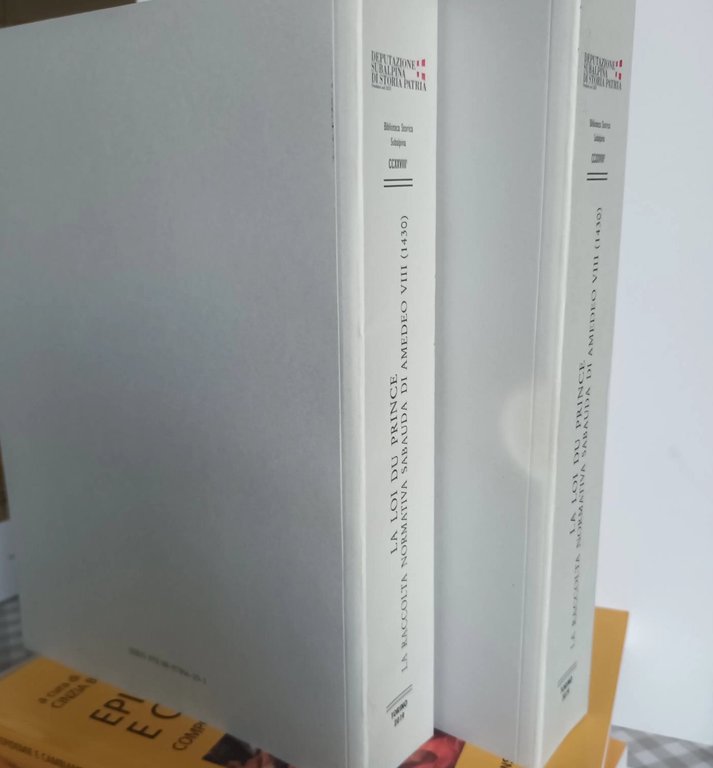La Loi du prince- la raccolta normativa sabauda di Amedeo …