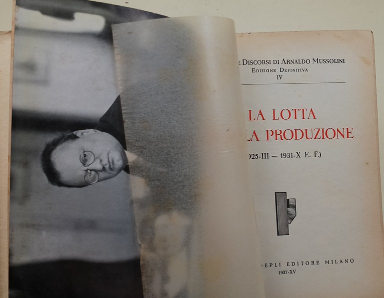 La lotta per la produzione(1925-III- 1931-X E.F.)
