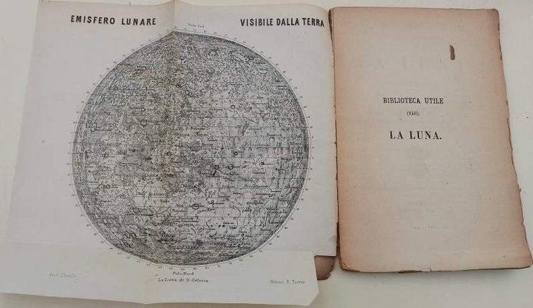 LA LUNA - MONOGRAFIA FISICA( 1872)