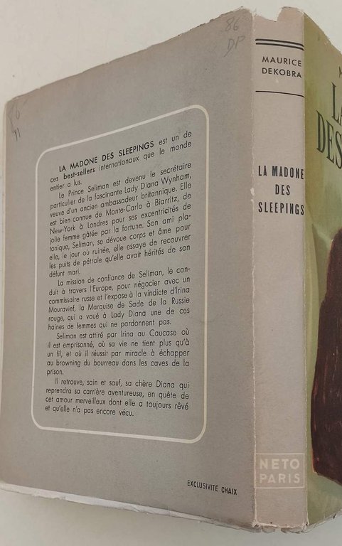 LA MADONE DES SLEEPINGS-ROMAN COSMOPOLITE(1954)