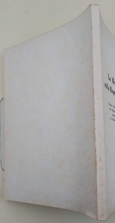 LA MAGISTRATURA NELLA REPUBBLICA ITALIANA (1966)