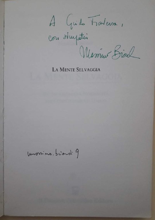 LA MENTE SELVAGGIA-UN SAGGIO SULLA NORMALITA' NEI COMPORTAMENTI UMANI(1996)