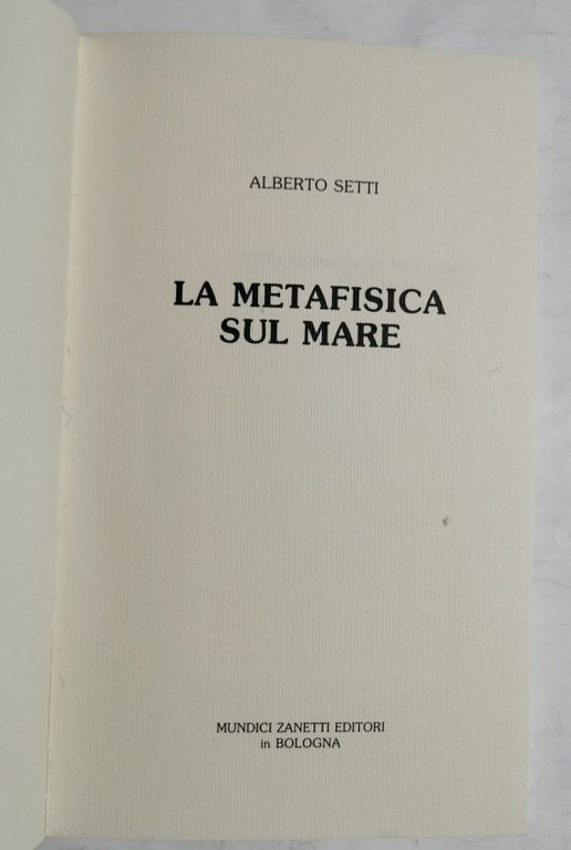 La metafisica sul mare