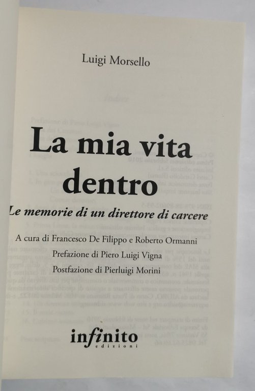 La mia vita dentro - Le memorie di un direttore …