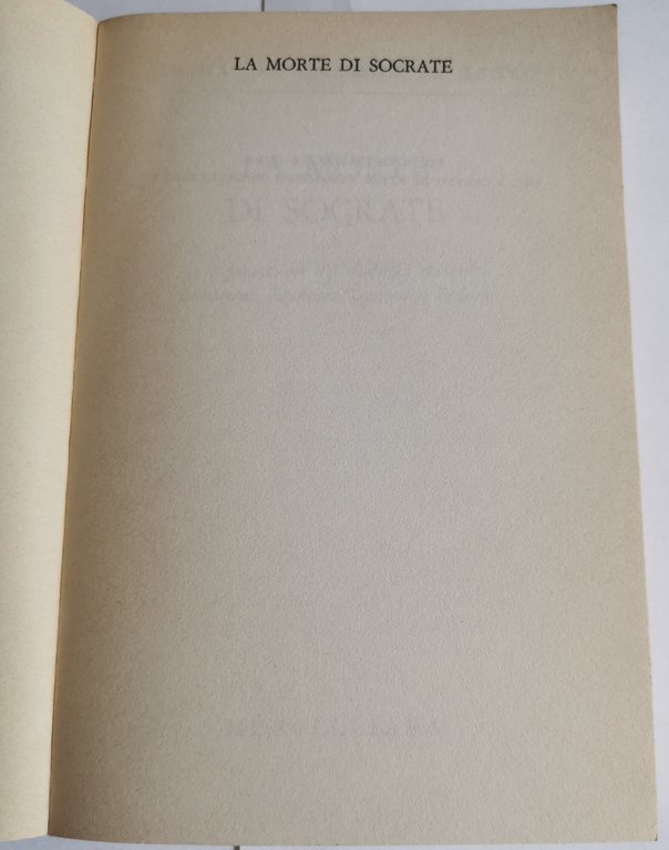 La morte di Socrate nei dialoghi di Platone