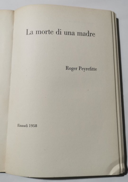 La morte di una madre