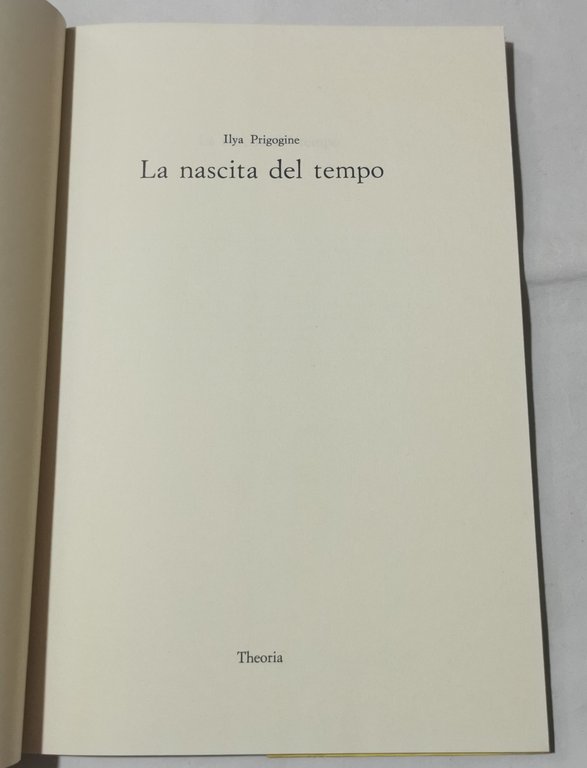 La nascita del tempo