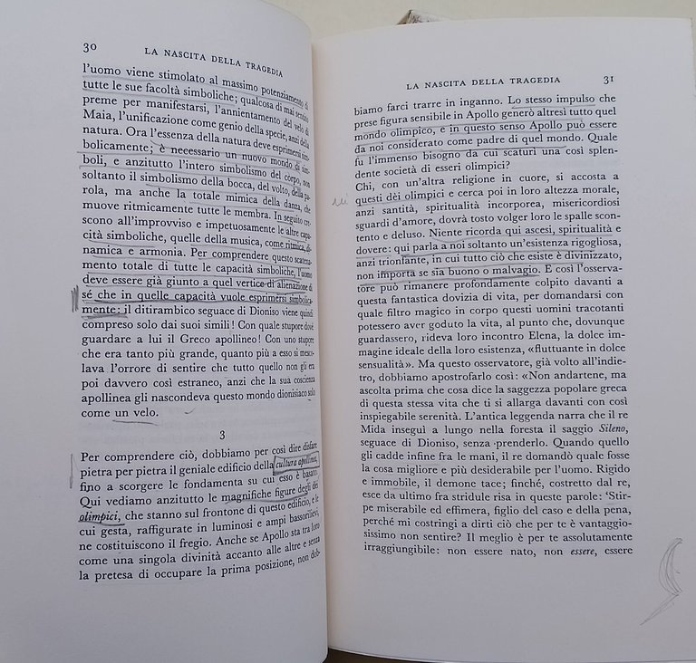 La nascita della tragedia-considerazioni inatttuali, I-III