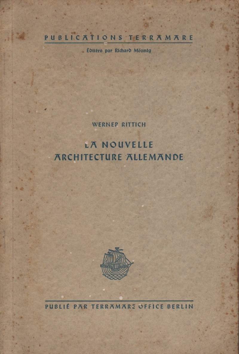 LA NOUVELLE ARCHITECTURE ALLEMANDE (1941) | Immagine principale