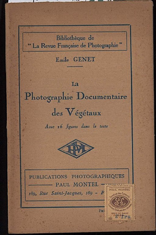 LA PHOTOGRAPHIE DOCUMENTAIRE DES VEGETAUX