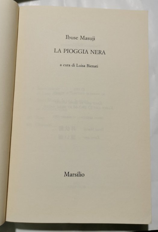 La pioggia nera