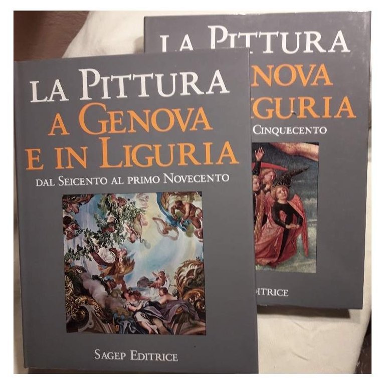 LA PITTURA A GENOVA E IN LIGURIA-2 VOLL. IN COFANETTO(1987)
