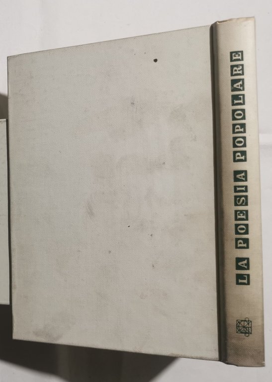 La poesia popolare italiana