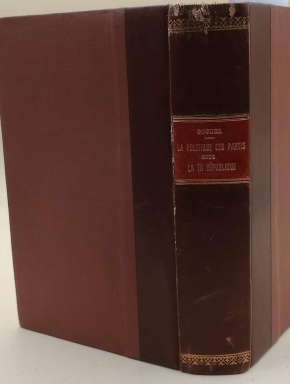LA POLITIQUE DES PARTIS SOUS LA III REPUBLIQUE( 1948)