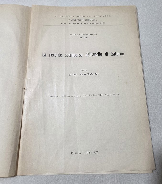 La recente scomparsa dell'anello di Saturno | Immagine Gallery 2