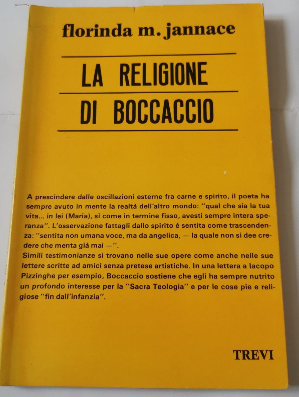 La religione di Boccaccio