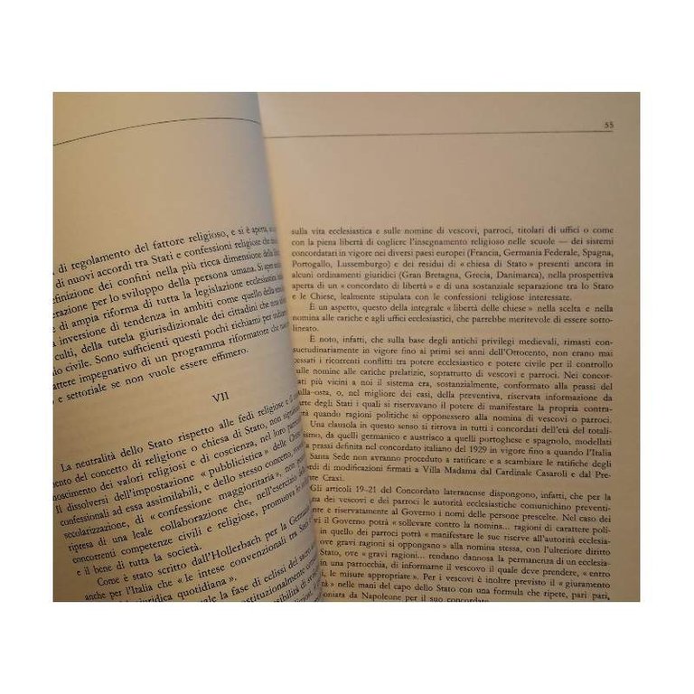 LA REVISIONE DEL CONCORDATO-UN ACCORDO DI LIBERTA'(1984)