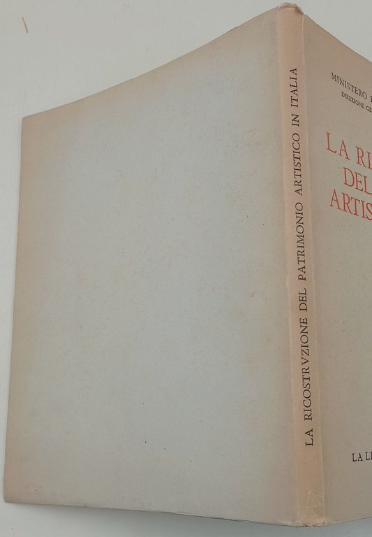 La ricostruzione del patrimonio artistico italiano