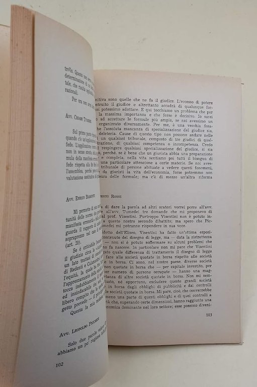 LA RIFORMA DELLA SOCIETA' PER AZIONI(1966)