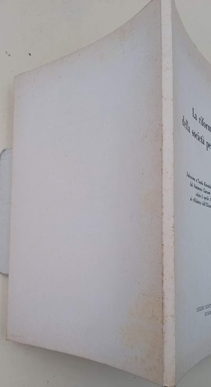 LA RIFORMA DELLA SOCIETA' PER AZIONI(1966)