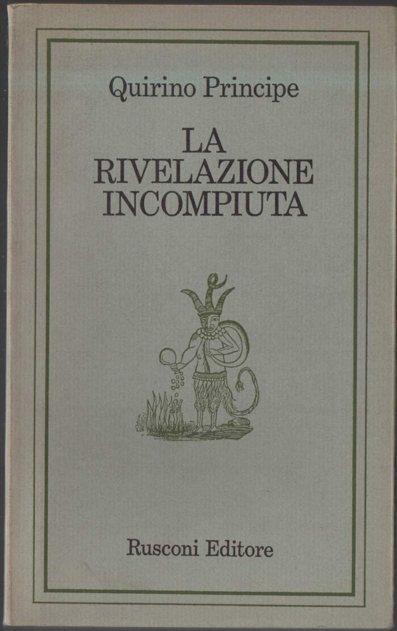 LA RIVELAZIONE INCOMPIUTA (1974)