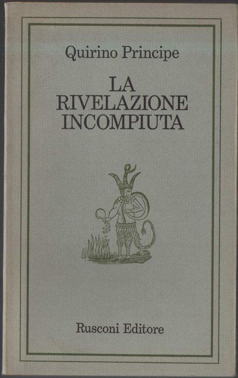 LA RIVELAZIONE INCOMPIUTA (1974)