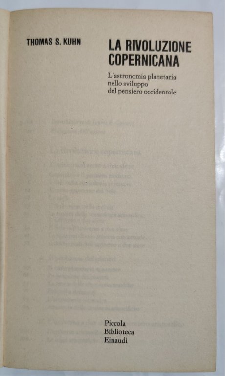 La rivoluzione copernicana