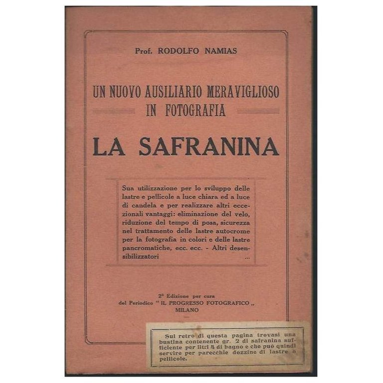 LA SAFRANINA - Un nuovo ausiliario meraviglioso in fotografia