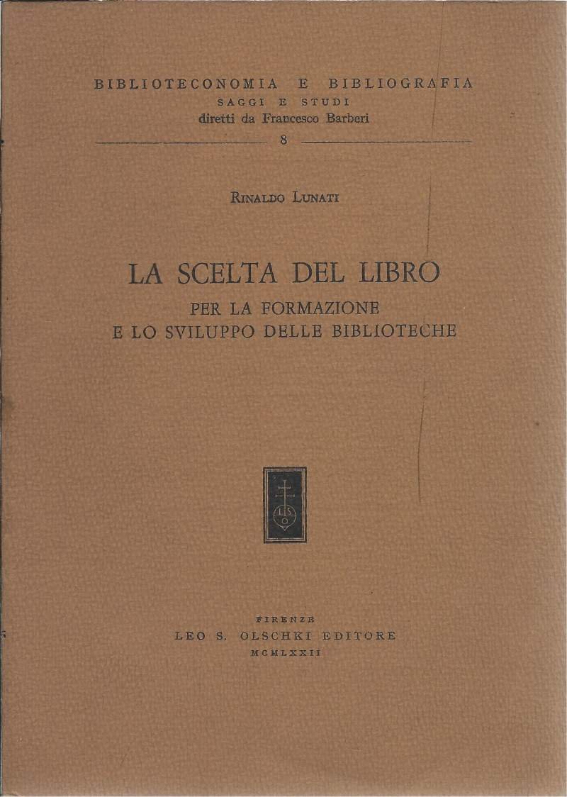 LA SCELTA DEL LIBRO - Per la formazione e lo …