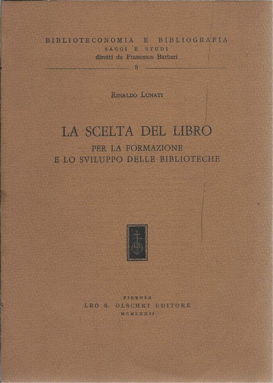 LA SCELTA DEL LIBRO - Per la formazione e lo …