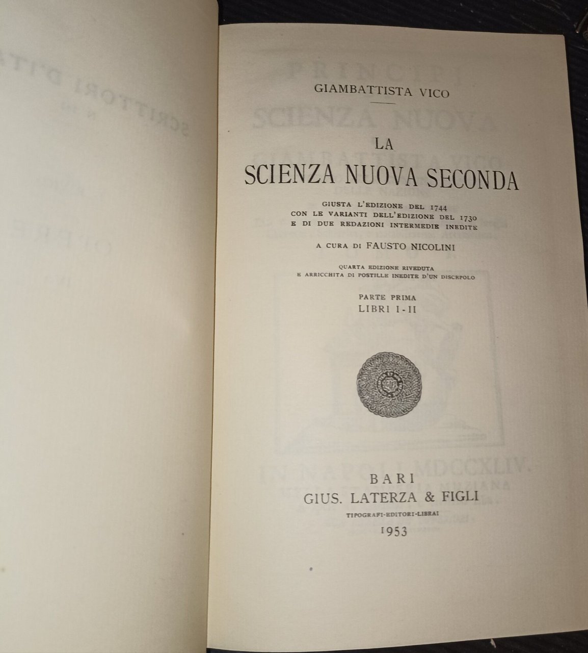 La scienza nuova seconda 2 voll. | Immagine principale