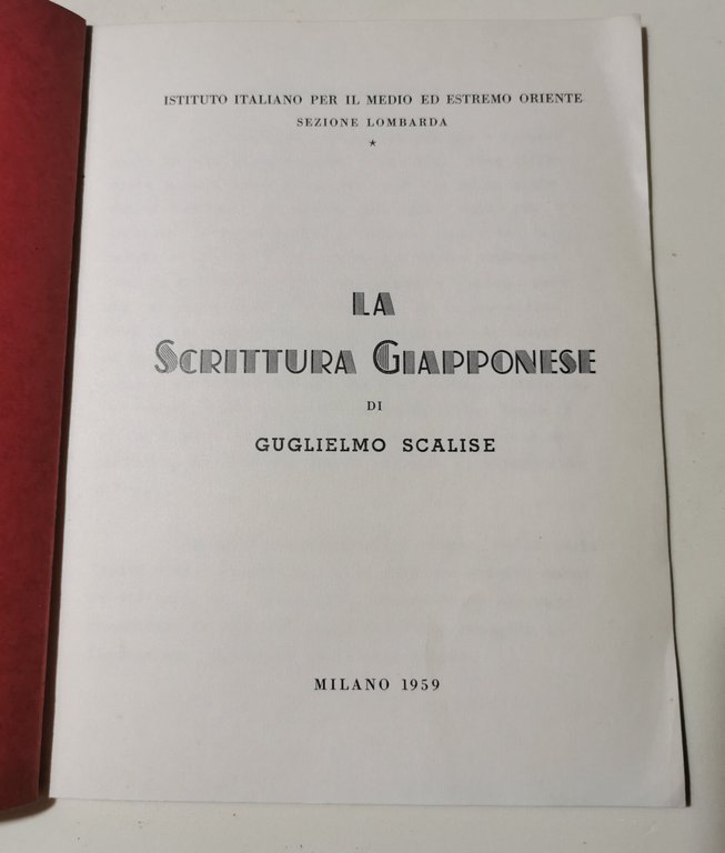La scrittura giapponese