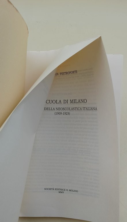 La Scuola di Milano-Le origini della neoscolastica italiana(1909-1923)