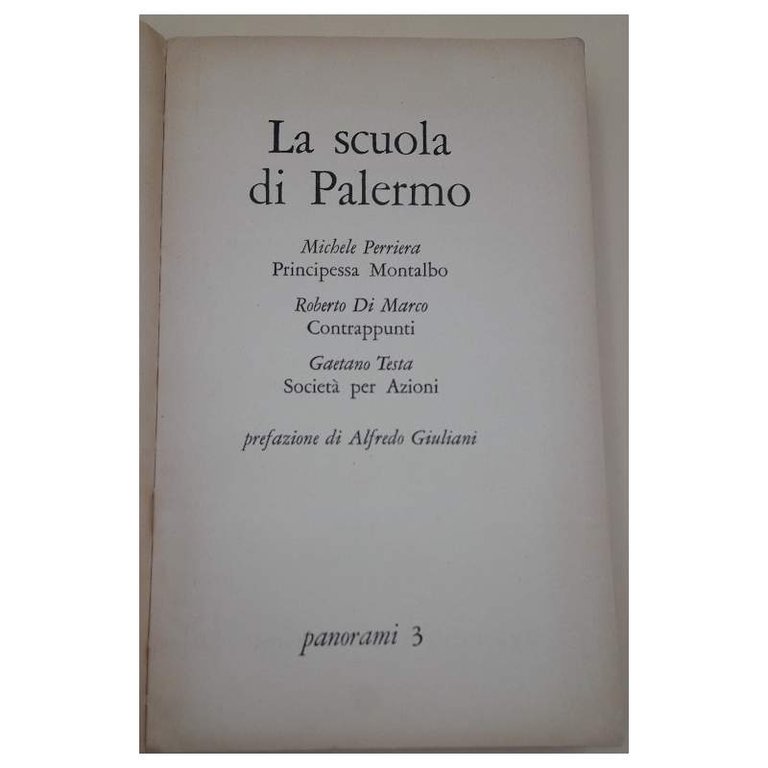 LA SCUOLA DI PALERMO( 1963)