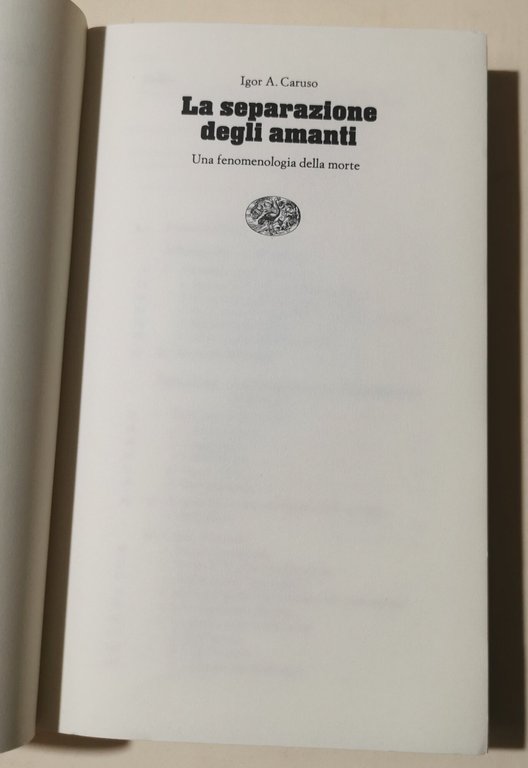 La separazione degli amanti. Una fenomenologia della morte | Immagine Gallery 2