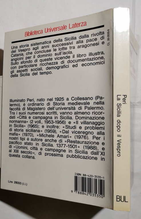 La Sicilia dopo il Vespro- Uomini, citta' e campagne 1282/ …