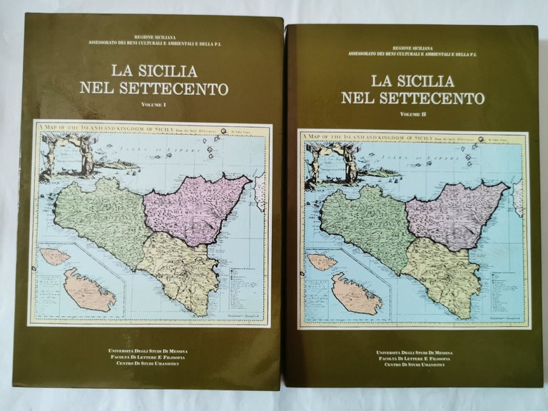 La Sicilia nel settecento - Atti del Convegno di studi tenutosi a Messina ottobre 1981- 2 Voll.