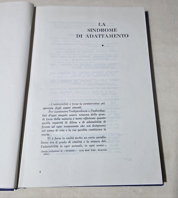La sindrome di adattamento