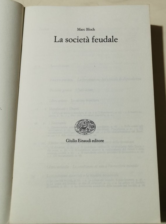 La societa' feudale