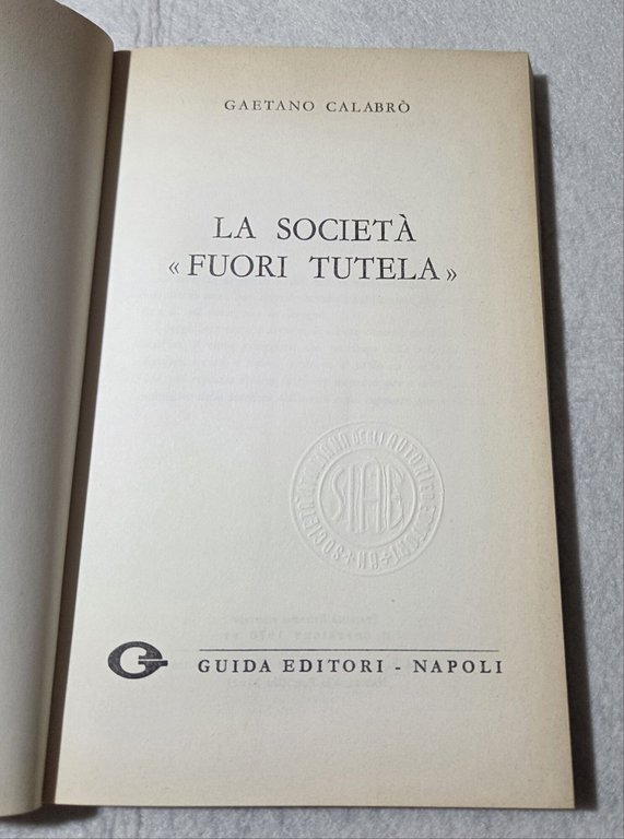 La societa' " fuori tutela" | Immagine Gallery 2