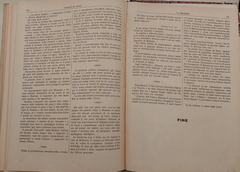 LA SPEDIZIONE - GLI ITALIANI IN AFRICA (1886)