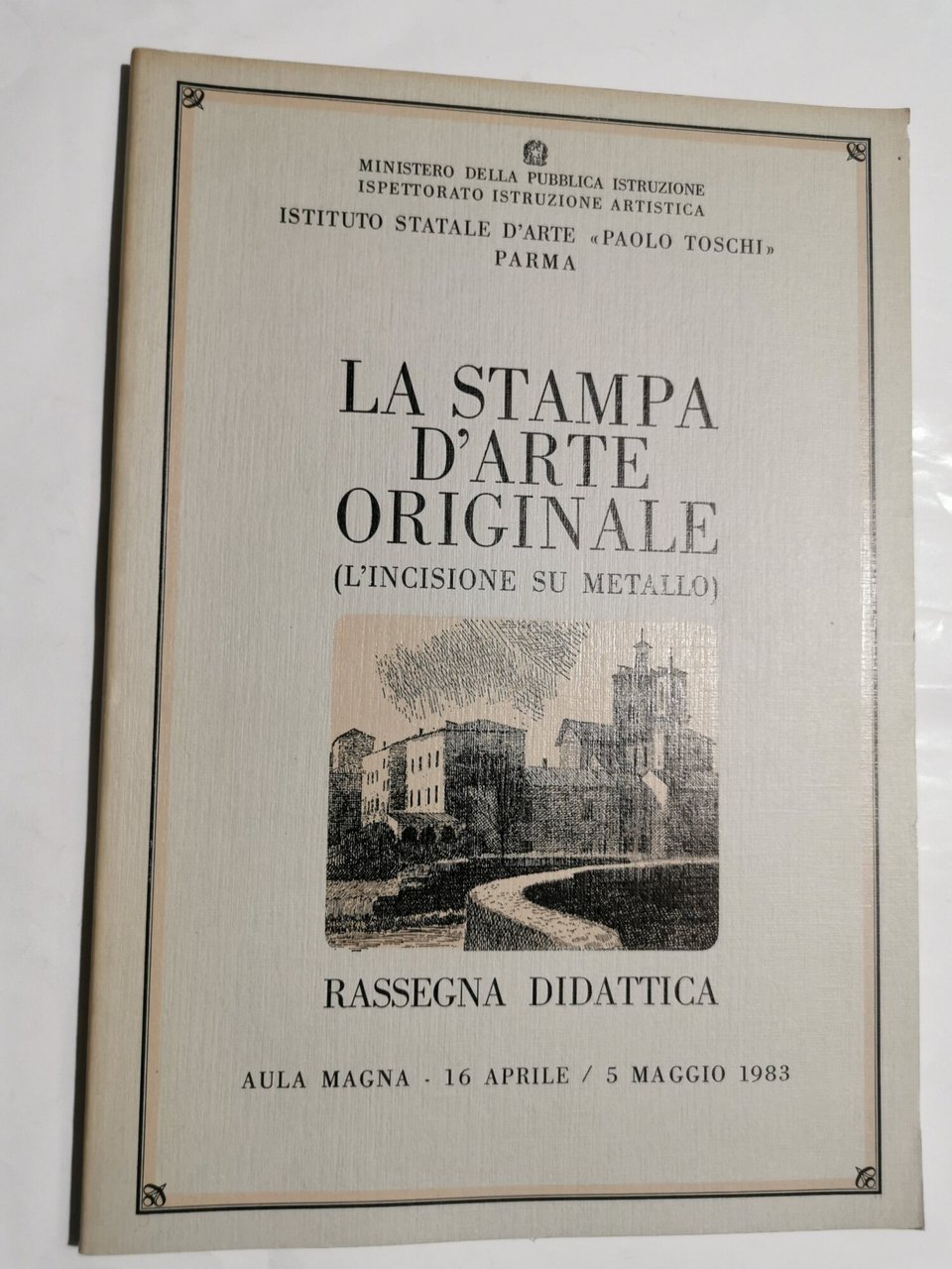 La stampa d'arte originale ( L'incisione su metallo )